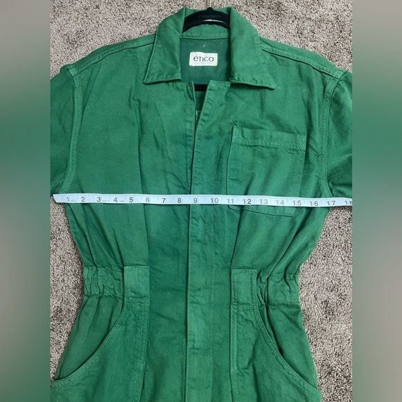 NWT ETICA Kingsley Utility Jumpsuit in Juniper, Various Sizes - Picture 6 of 8
